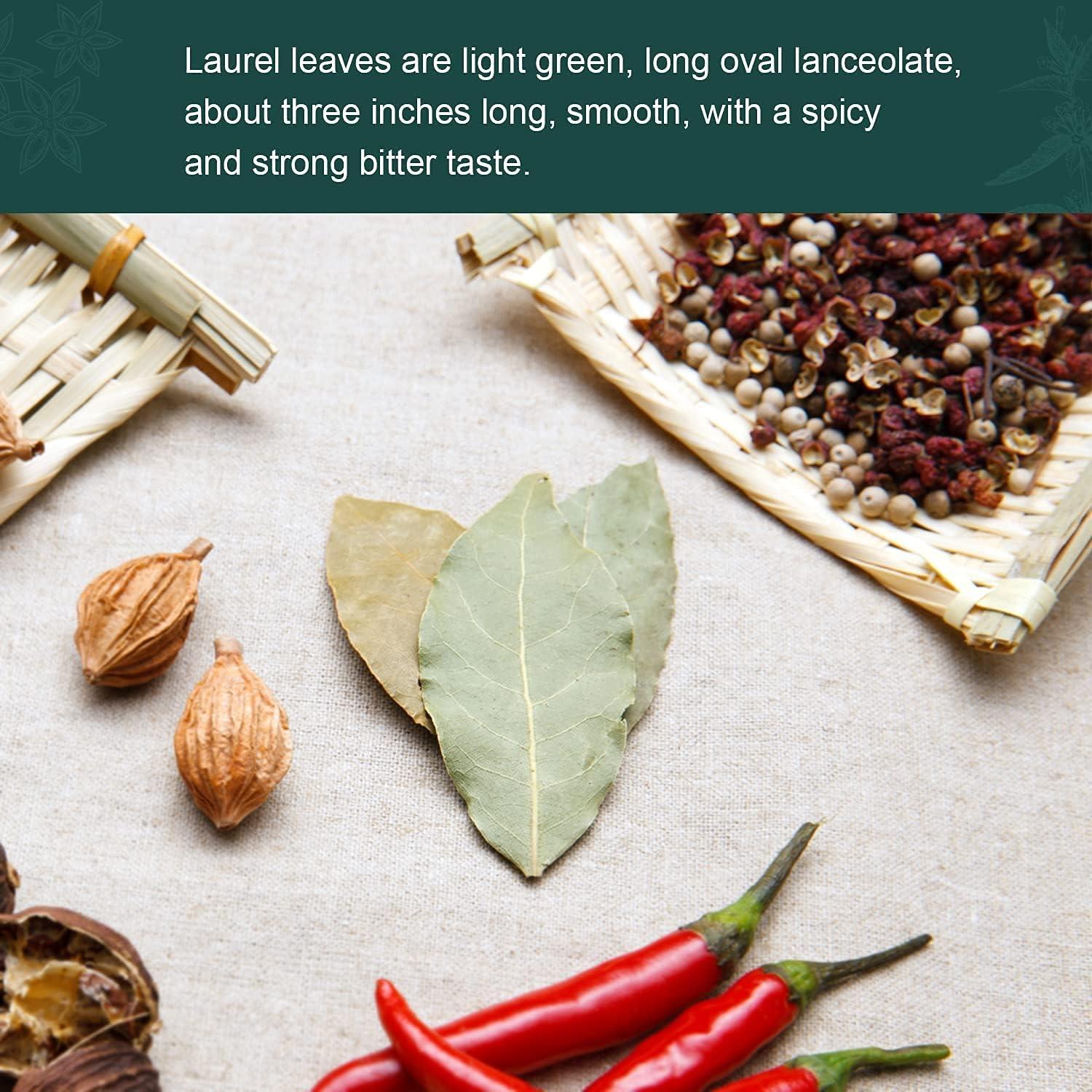 Soeos Whole Bay Leaves 2oz, Dried Laurel, Non-GMO Verified, Herb for Marinades, Stews and Soups