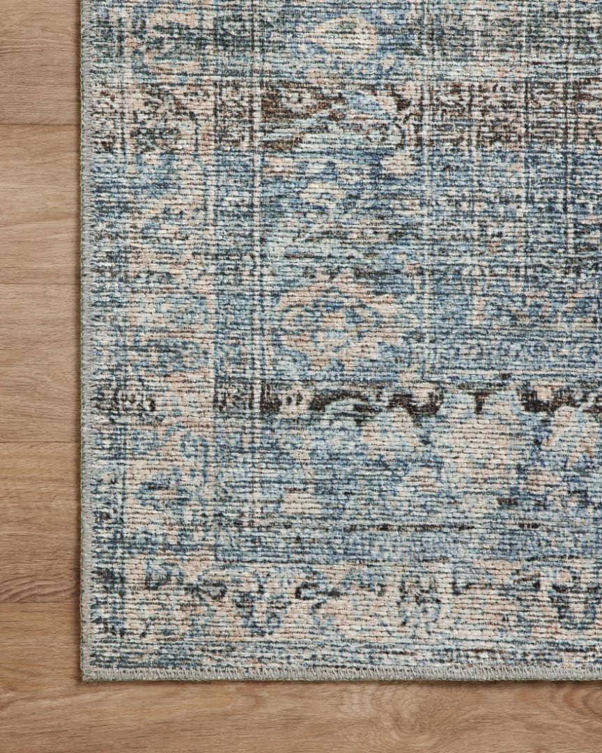 Amber Lewis x Loloi Amber Lewis x Loloi Billie Denim / Blush Area Rug