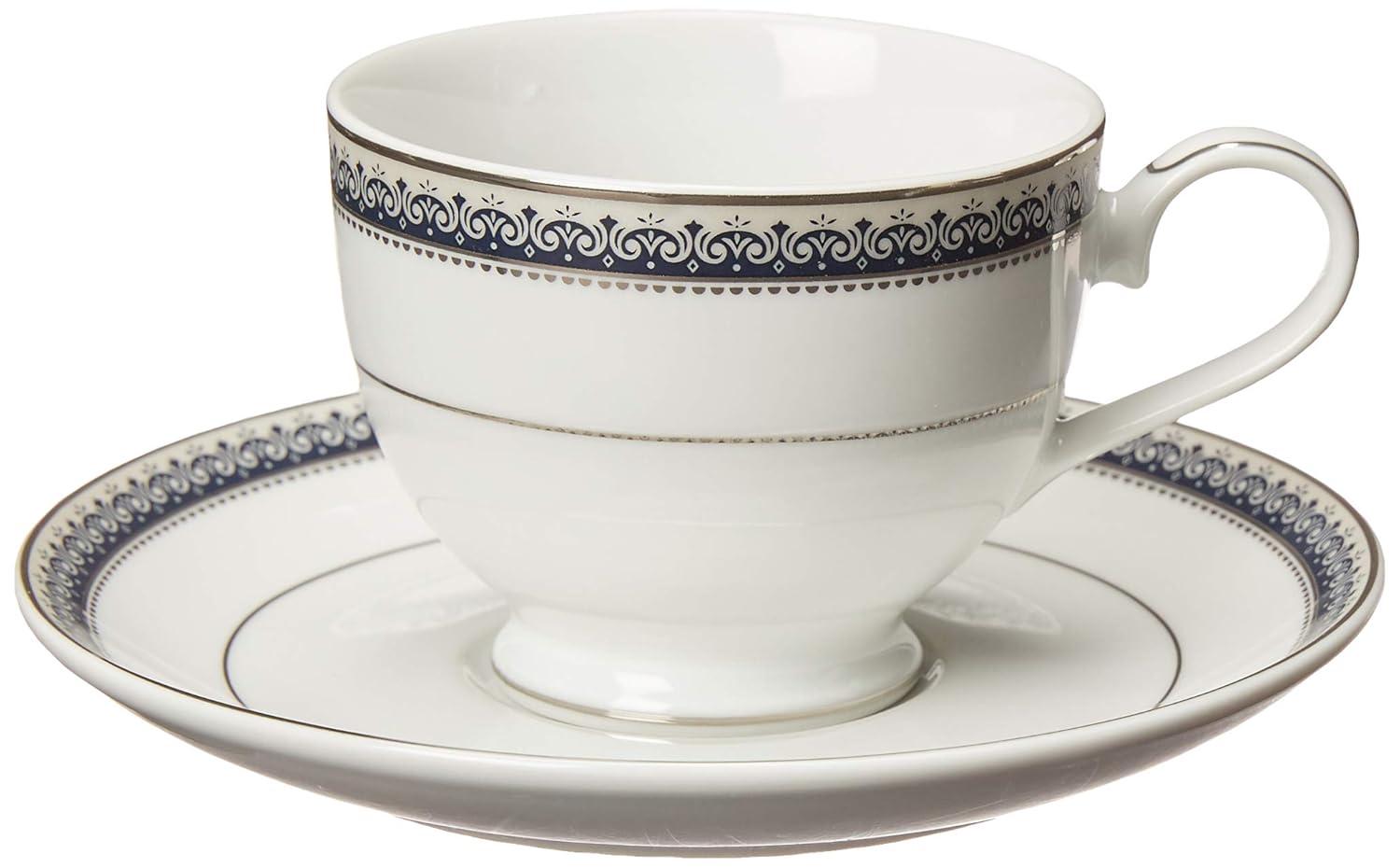 Mikasa Platinum Crown 40-Piece Porcelain Dinnerware Set, Service for 8