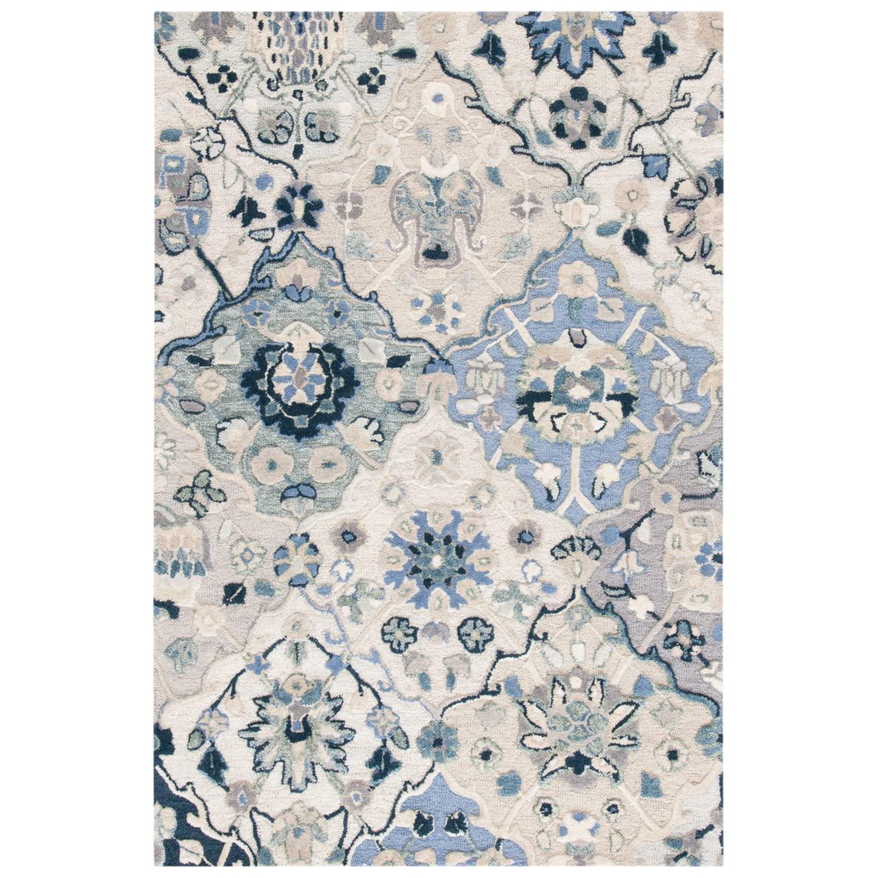 Glamour GLM622 Hand Tufted Runner Rug - Ivory/Red - 2'3"x6' - Safavieh.