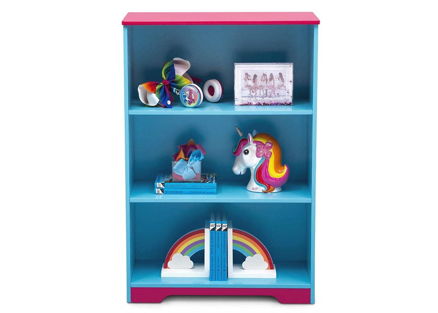 Delta Children Rainbow Unicorn Deluxe 37.5" Bookcase