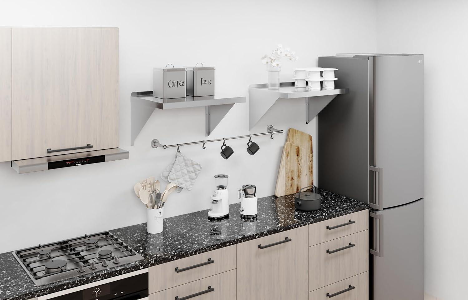 Amgood Stainless Steel Wall Mount Shelf
