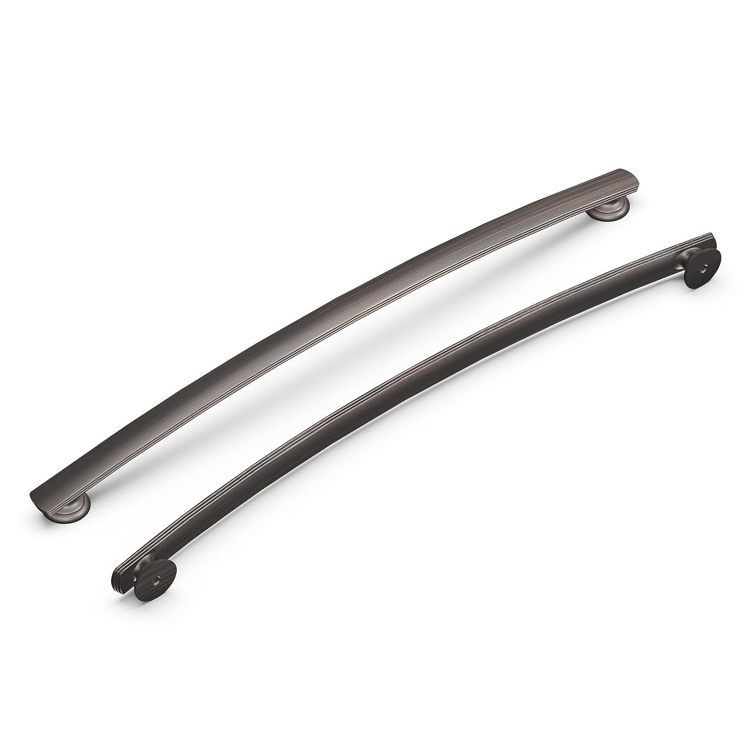 American Diner 12 in. Modern Arch Cabinet Pull Vintage Bronze Handle for Kitchen, Bathroom, and Furniture (1 Pack)