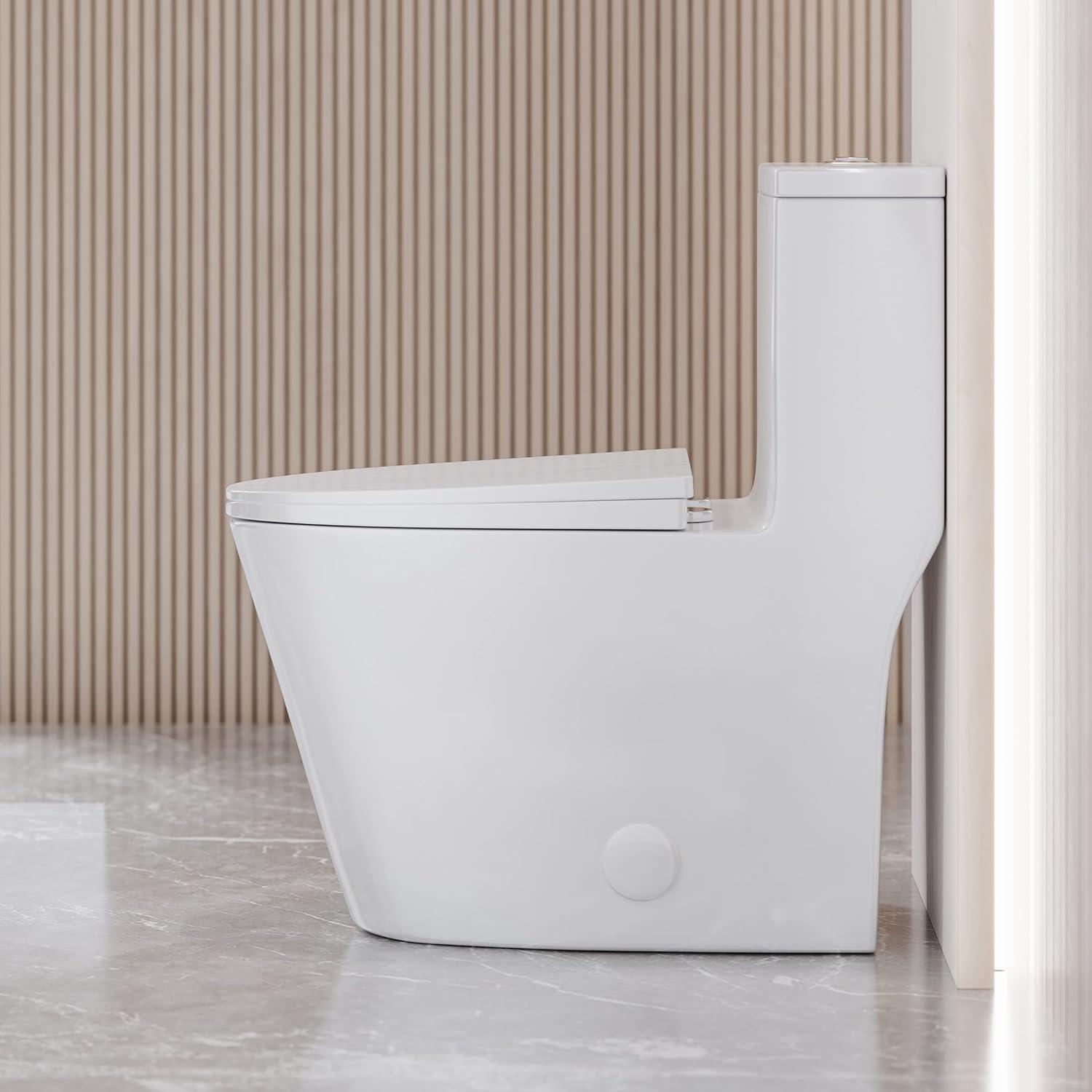 Antibes One Piece Elongated Dual Flush Toilet with 0.95/1.26 GPF