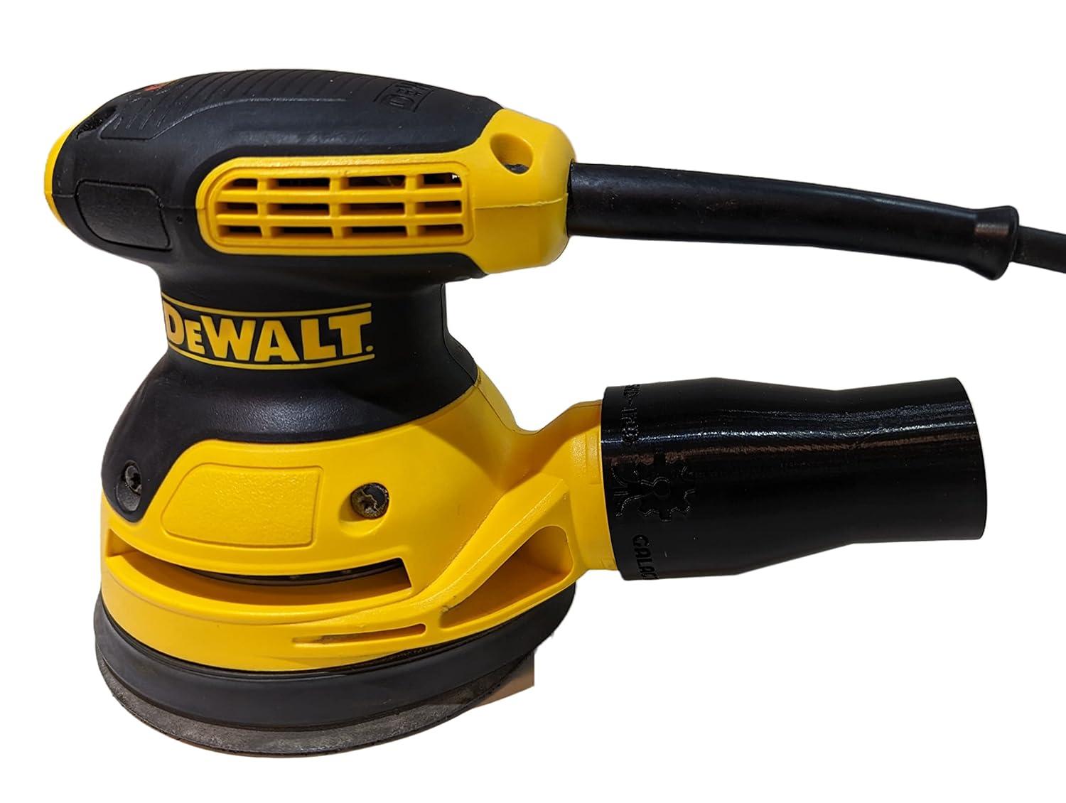 Vacuum Adapter for Dewalt or Craftsman Sanders - Dust Collection - Galactic Gadgets 1-1/4in - Black