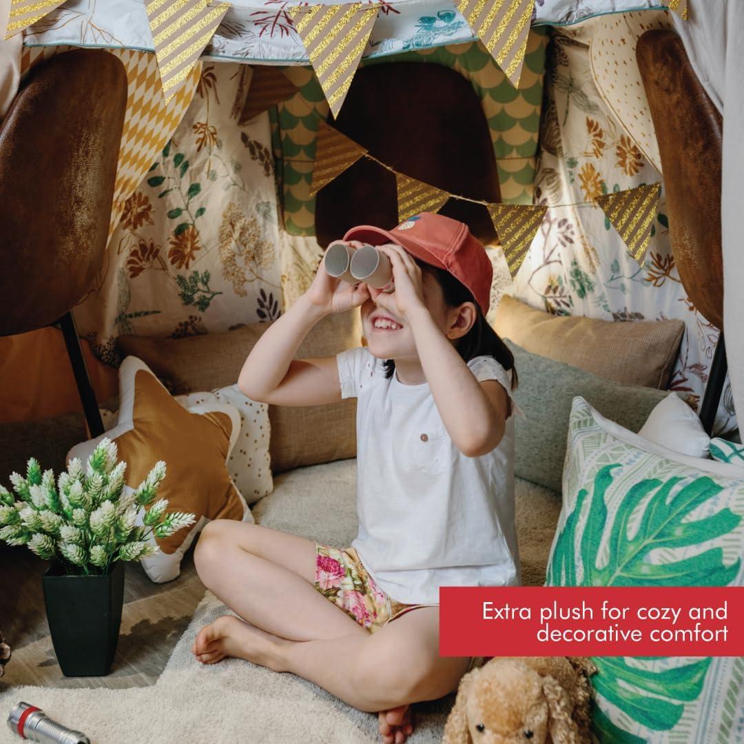 Fairfield Crafter’s Choice Basic Pillow Forms, Soft Pillow Inserts for Throw Pillows, Decorative Pillows, Travel Pillows, and Home Decor, Zippered Cover, Spot Clean, 18" X 18", Pack of 2