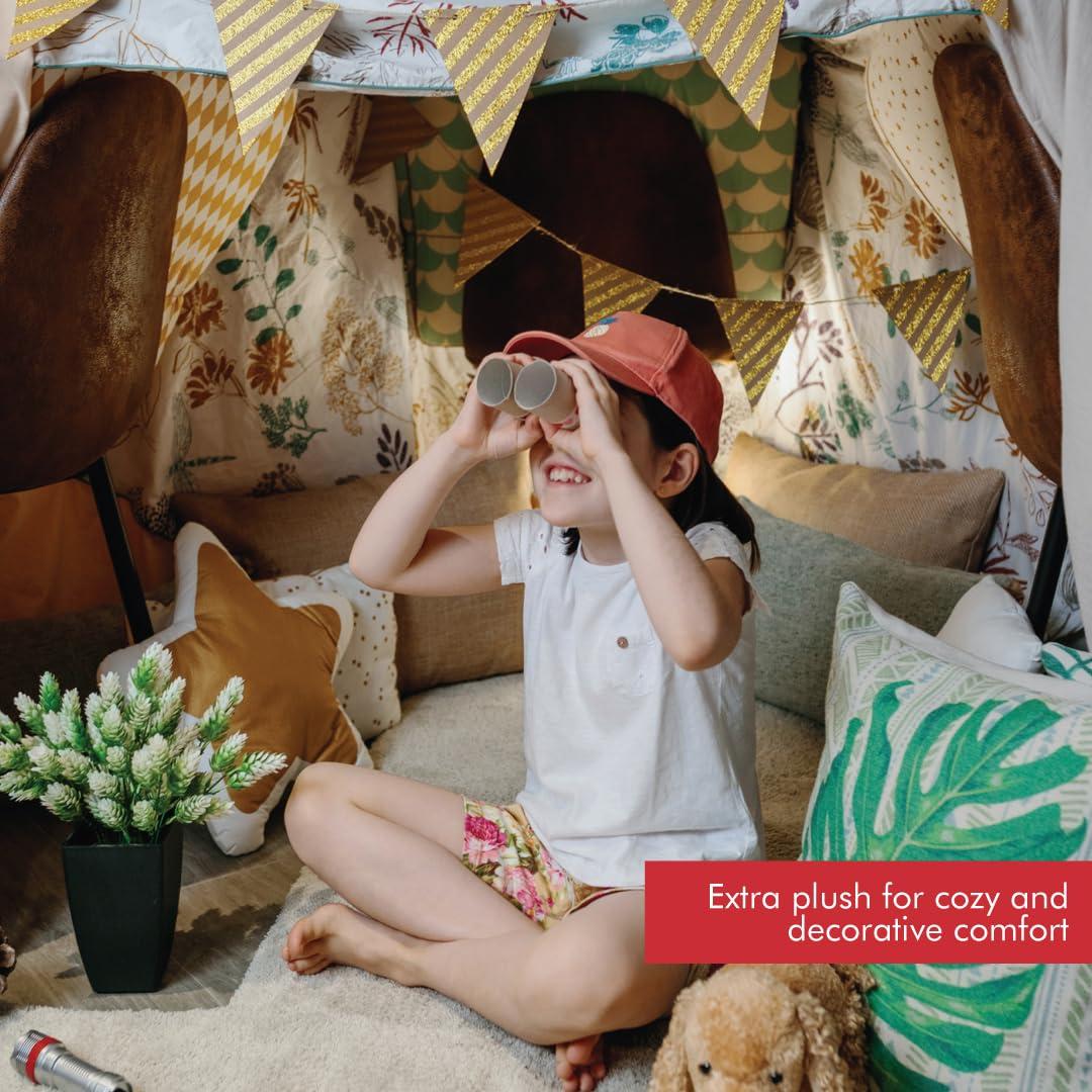 Fairfield Crafter’s Choice Basic Pillow Forms, Soft Pillow Inserts for Throw Pillows, Decorative Pillows, Travel Pillows, and Home Decor, Zippered Cover, Spot Clean, 18" X 18", Pack of 2