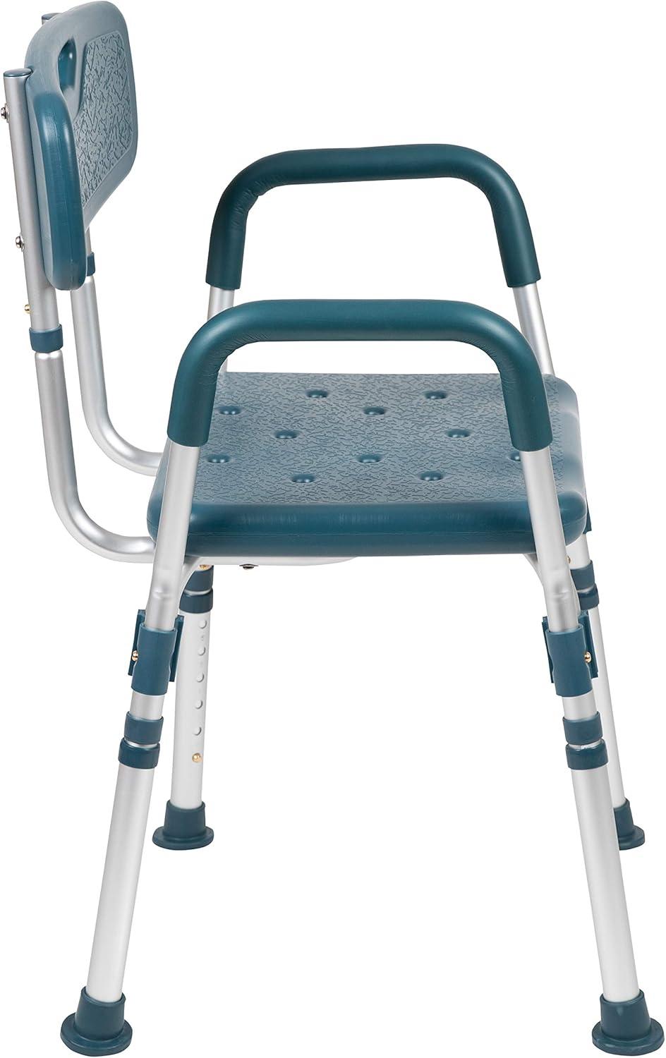 Jane 300 Lb. Capacity Quick Release Back & Arm Shower Chair