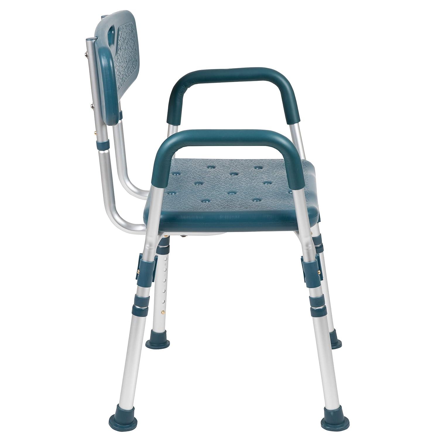 Jane 300 Lb. Capacity Quick Release Back & Arm Shower Chair