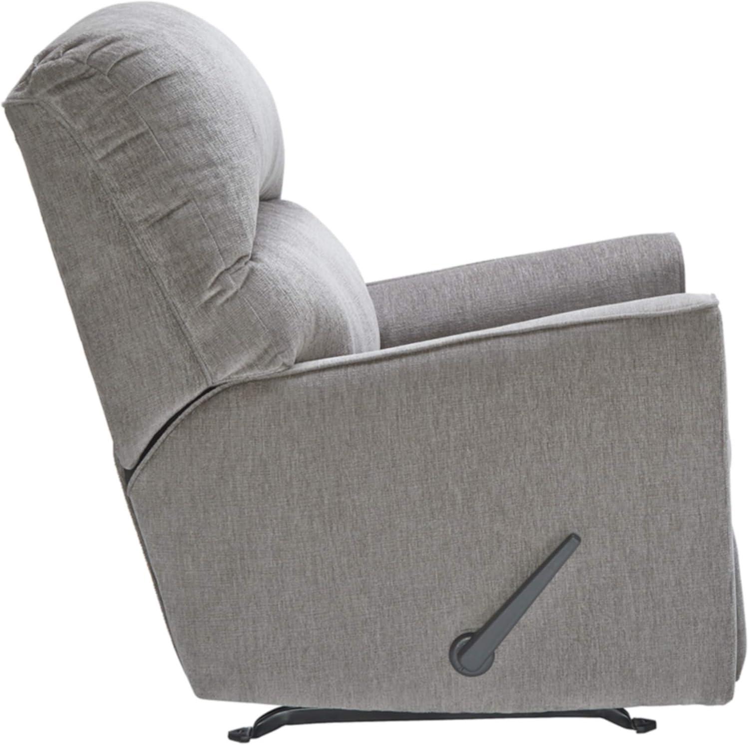 Signature Design by Ashley Altari Rocker Recliner in Alloy