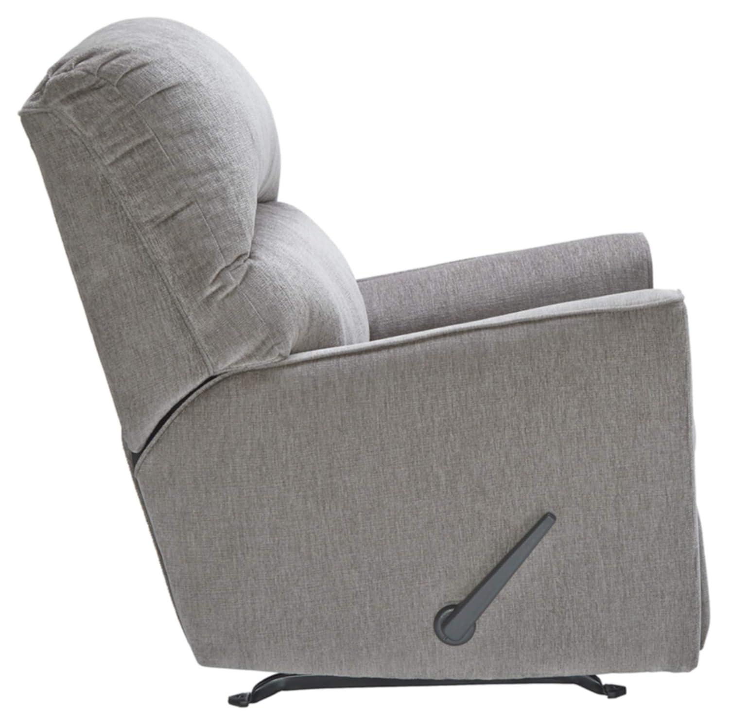 Signature Design by Ashley Altari Rocker Recliner in Alloy