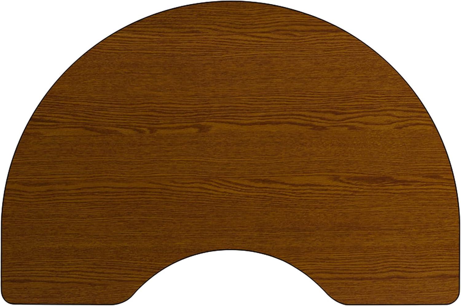 Goddard 48''W x 72''L Kidney HP Laminate Activity Table - Adjustable Legs