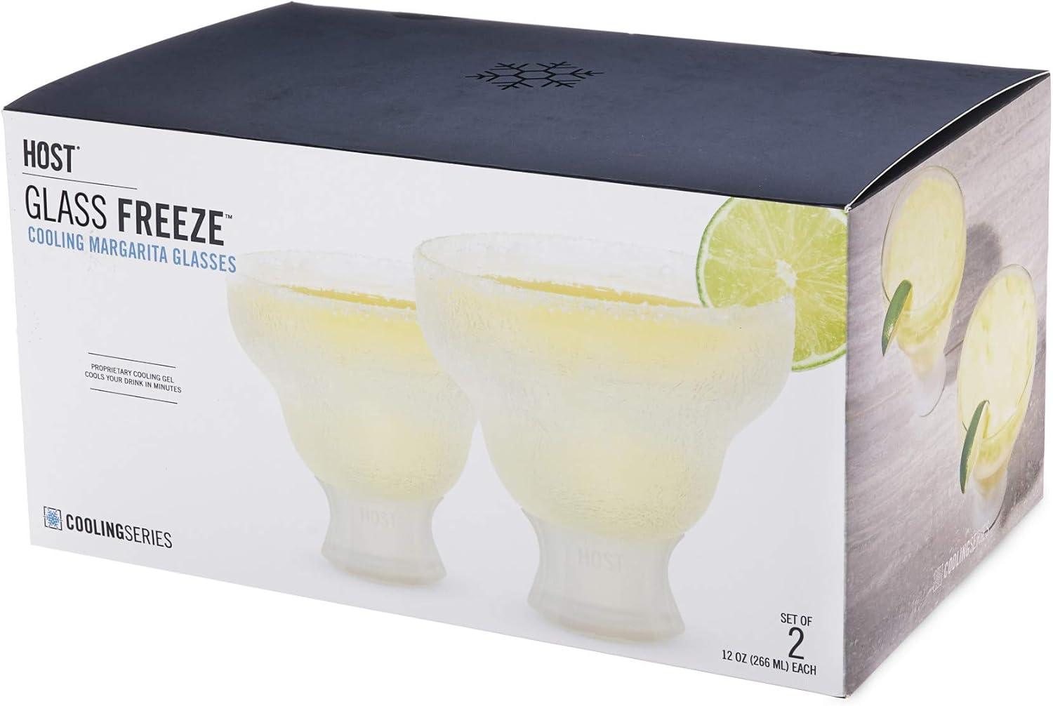 Glass Margarita FREEZE Cooling Cup