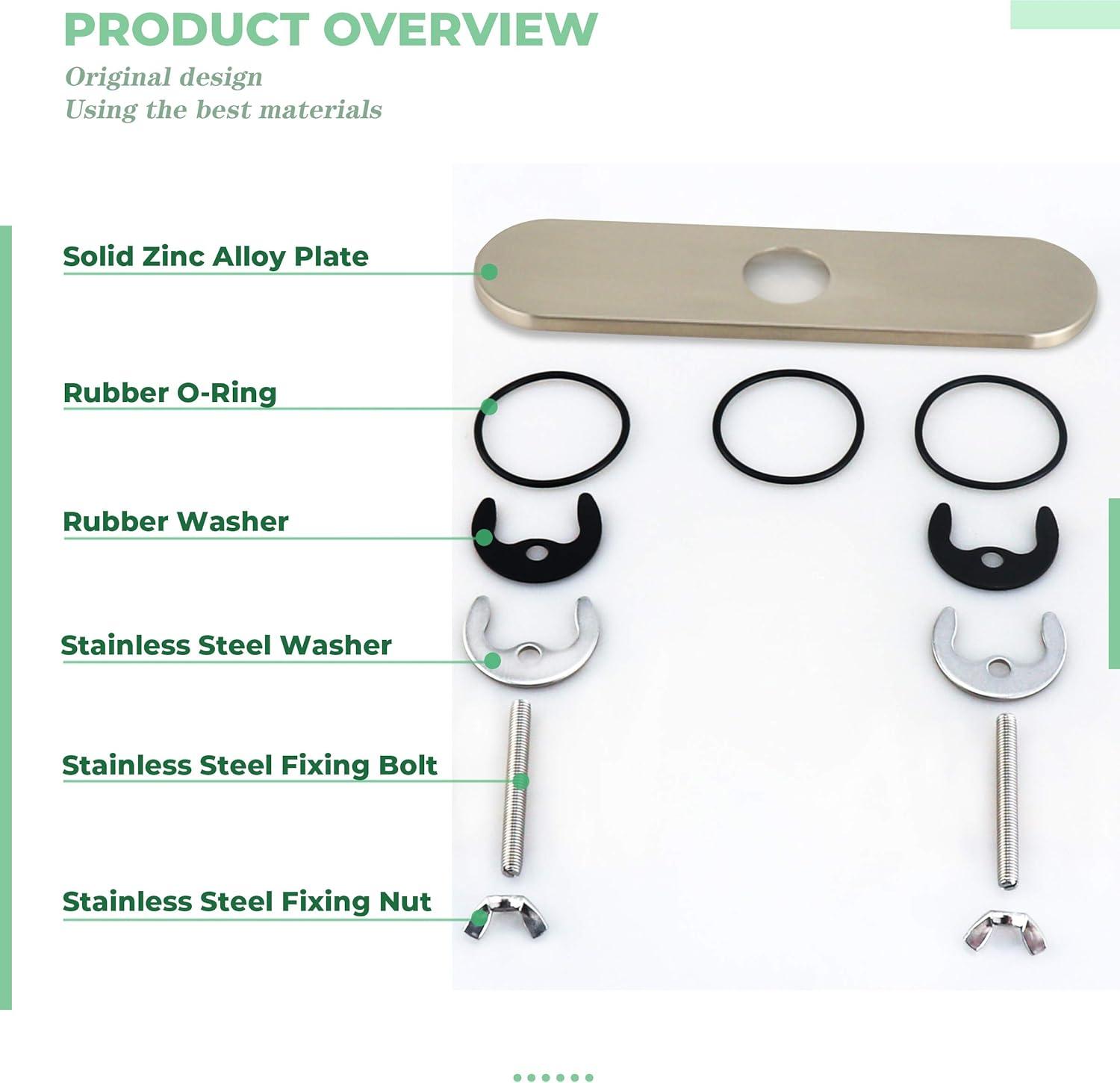 Kitchen and Bathroom Sink Deck Plate