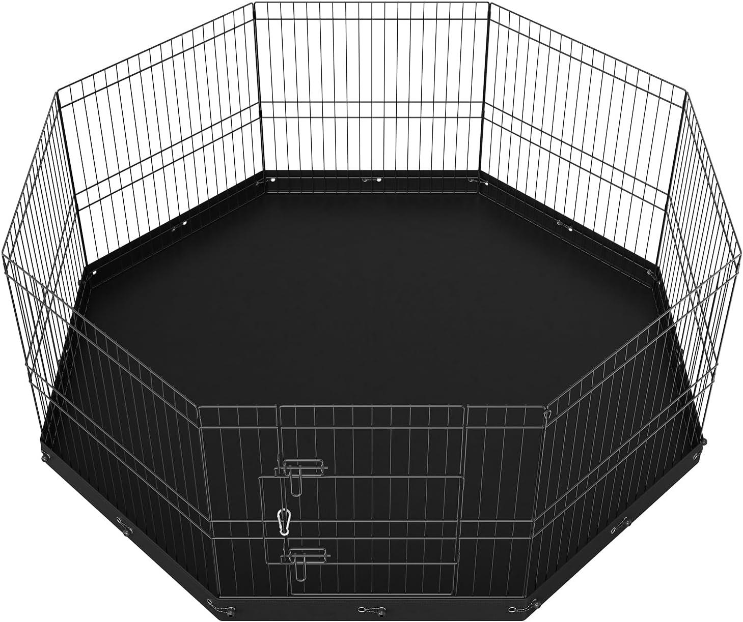 VEVOR 24'' H 8 Panel Metal Exercise Pen With Door