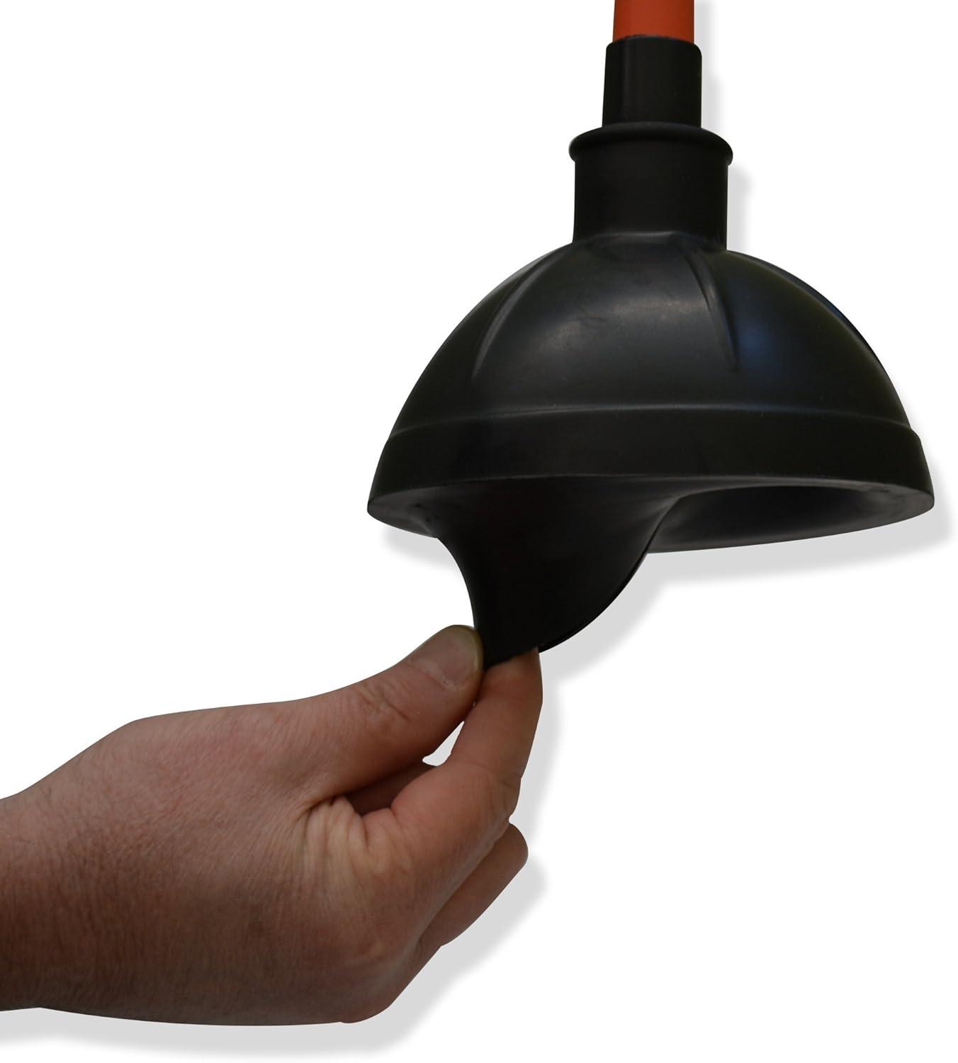 Get Bats Out Rubber Toilet Plunger for Bathroom, Sink & Drain Clogs - Use in Homes, Commercial & Industrial bldgs