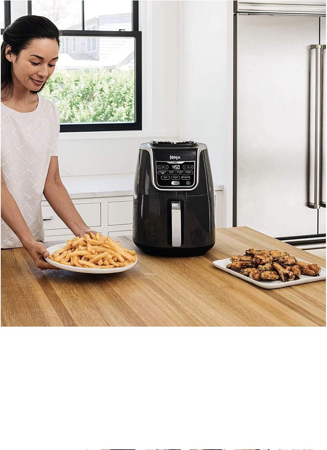 Gray 5.5 Qt Ceramic Electric Hot Air Fryer