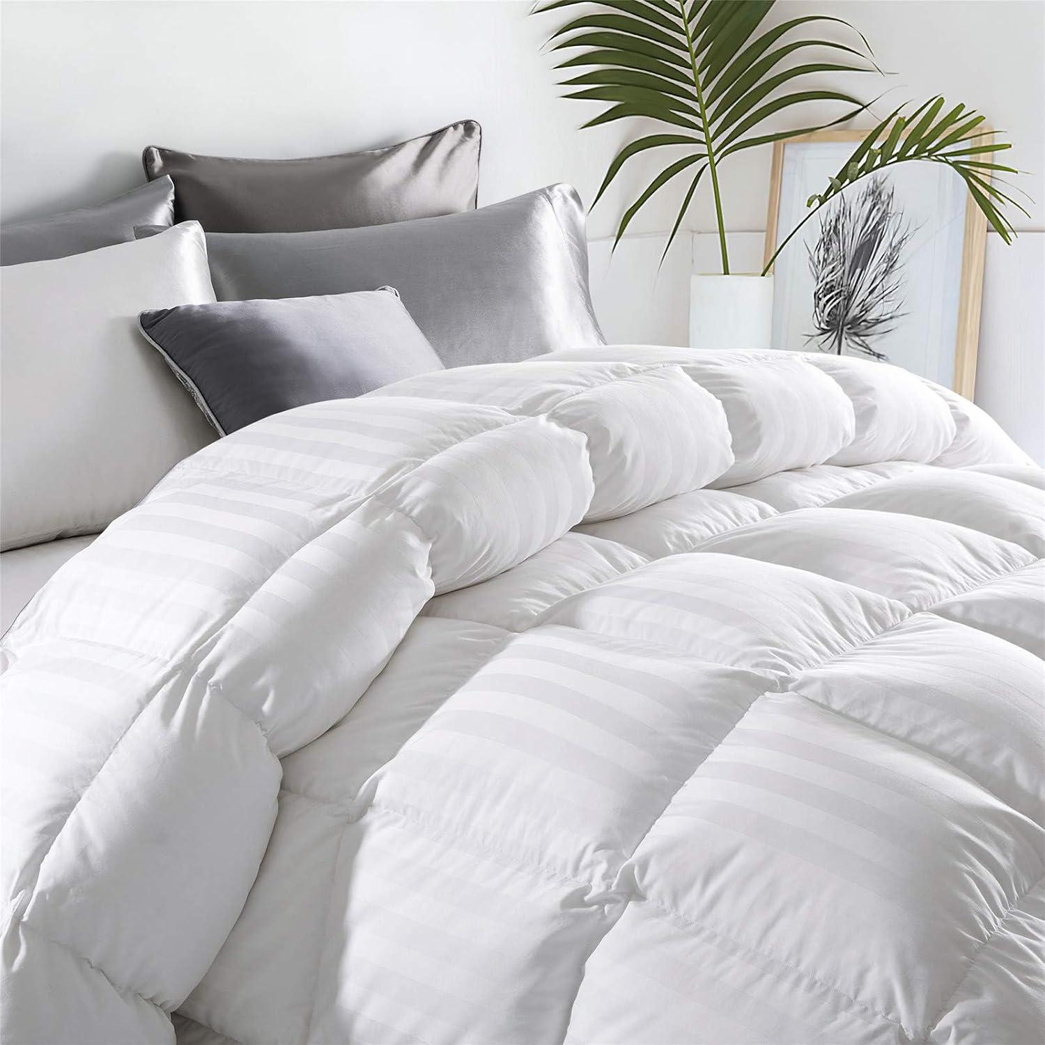 Peace Nest 600 Fill Power Goose Down and Feather All Season Comforter Duvet Insert
