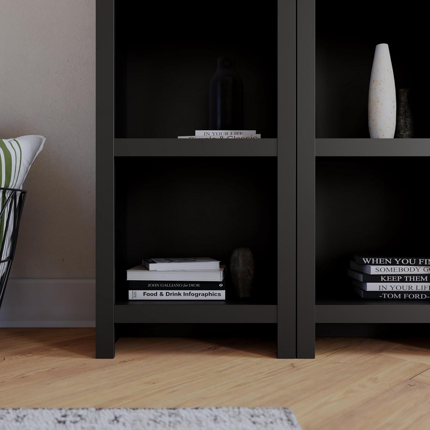 Prepac Tall 6-Shelf Bookcase, Drifted Gray