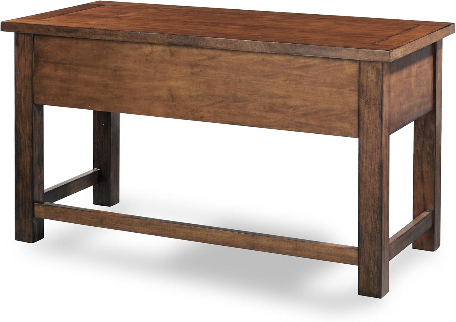 Tahoe Executive Writing Desk - Aged Maple - Home Styles: Mid-Century Modern, Hardwood Frame, Drawer Storage