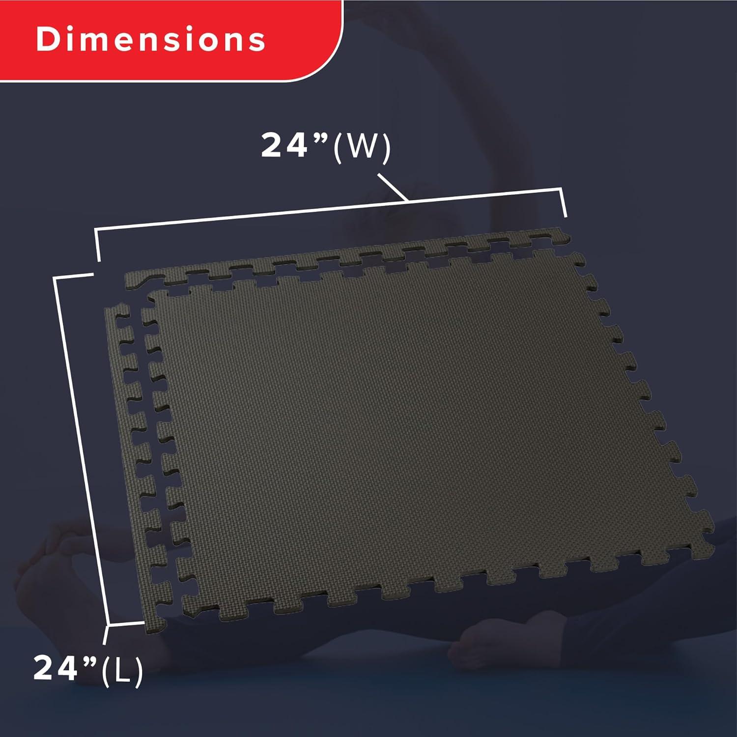 We Sell Mats 1/2" Thick Multipurpose Foam Floor Tile 100 Square Feet (25 Tiles)
