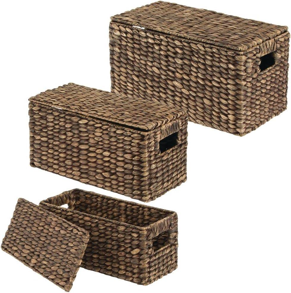 Home Wicker Bin Set