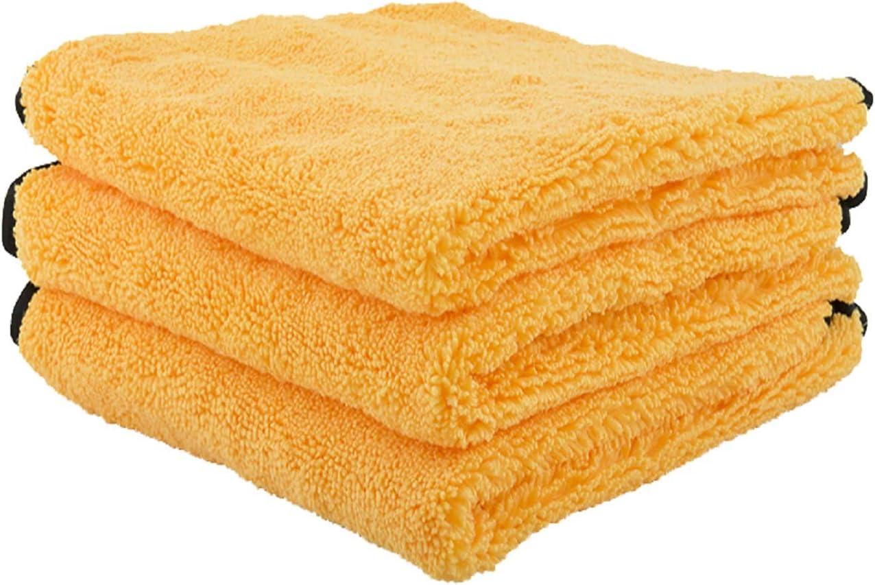 Gold 16" x 16" Premium Microfiber Bath Towels, 3 Pack