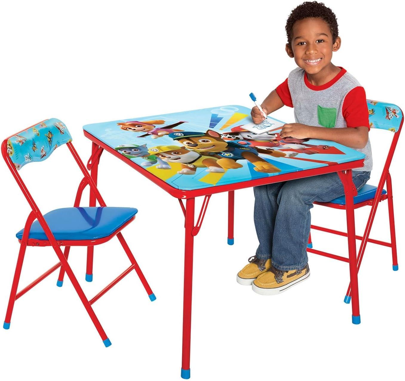 Paw Patrol Child 3-Piece Table and Chairs Set, Red