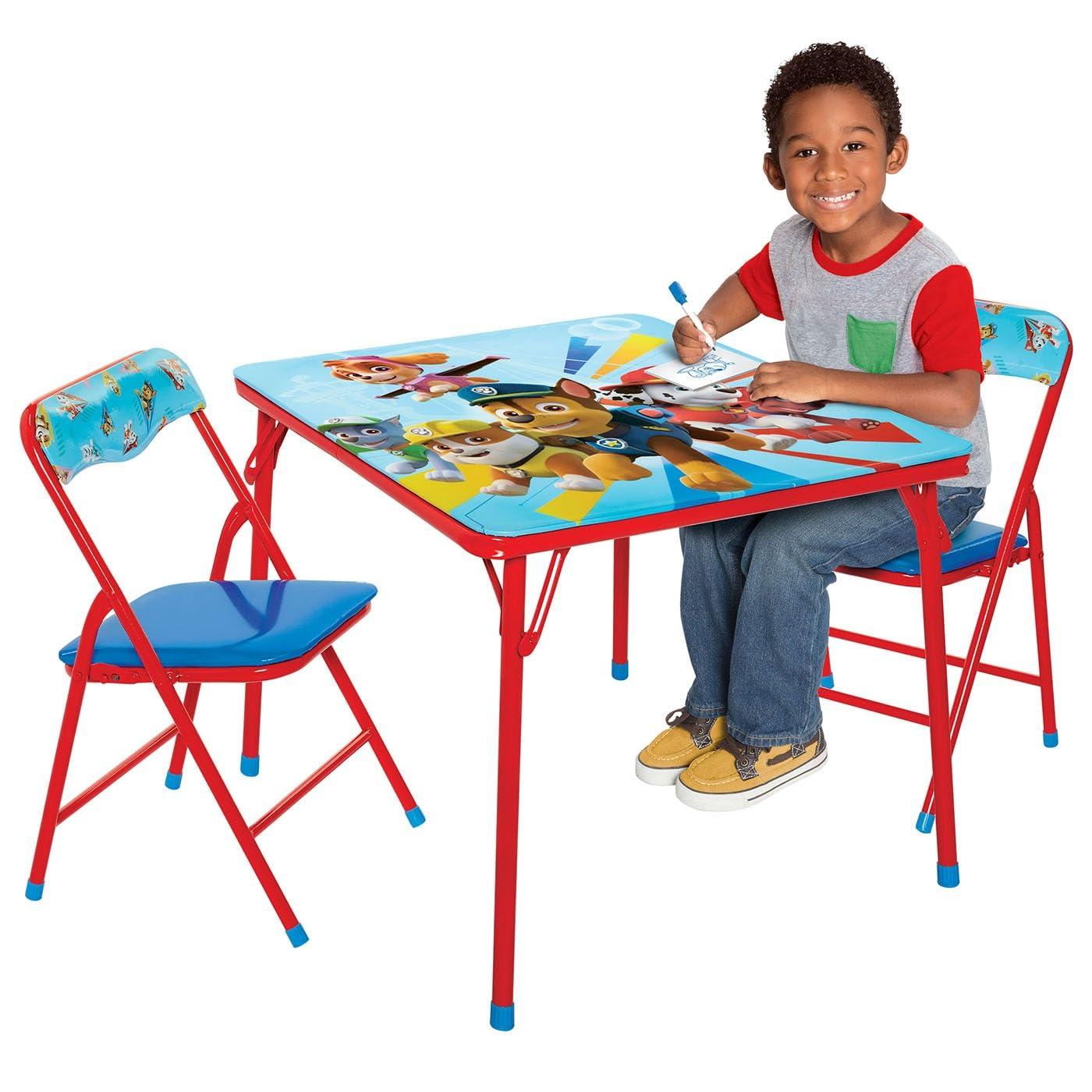 Paw Patrol Child 3-Piece Table and Chairs Set, Red