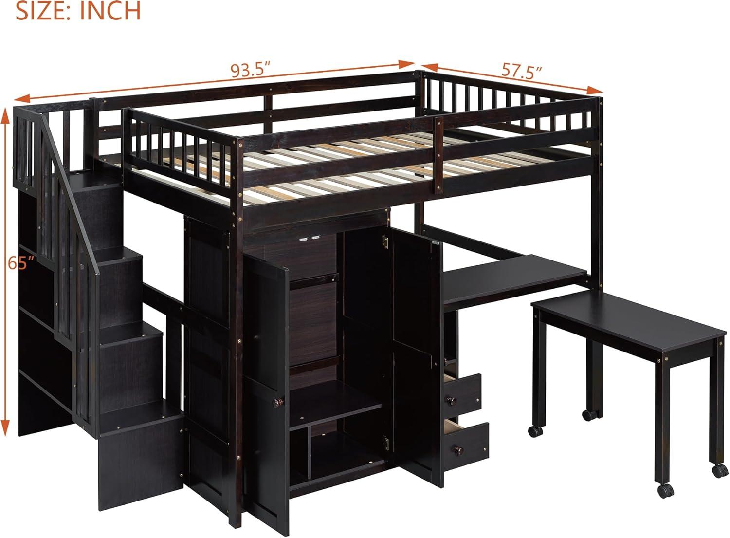 Reprise Designs Desk & Wardrobe – Space-Saving Multifunctional Loft Bed