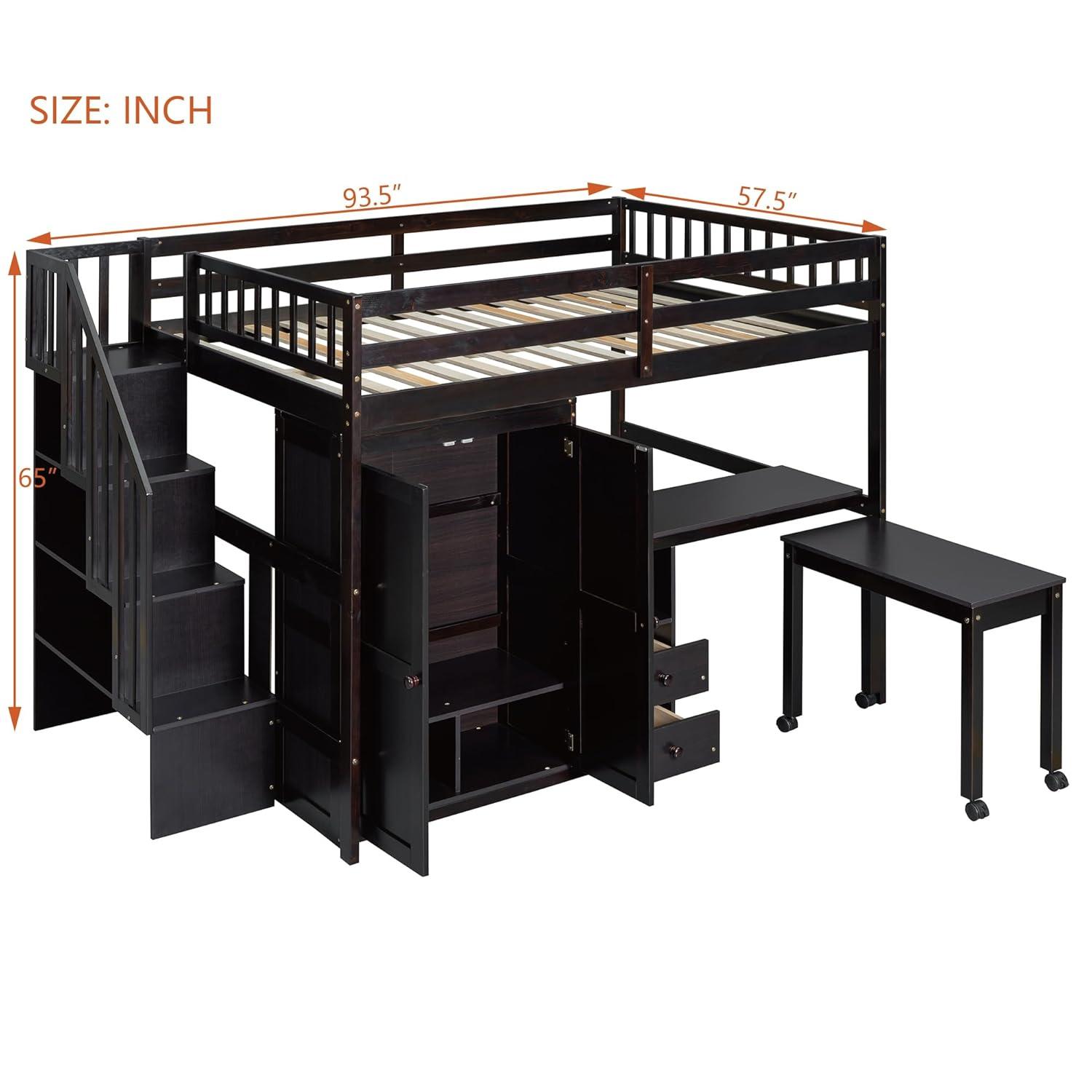 Reprise Designs Desk & Wardrobe – Space-Saving Multifunctional Loft Bed
