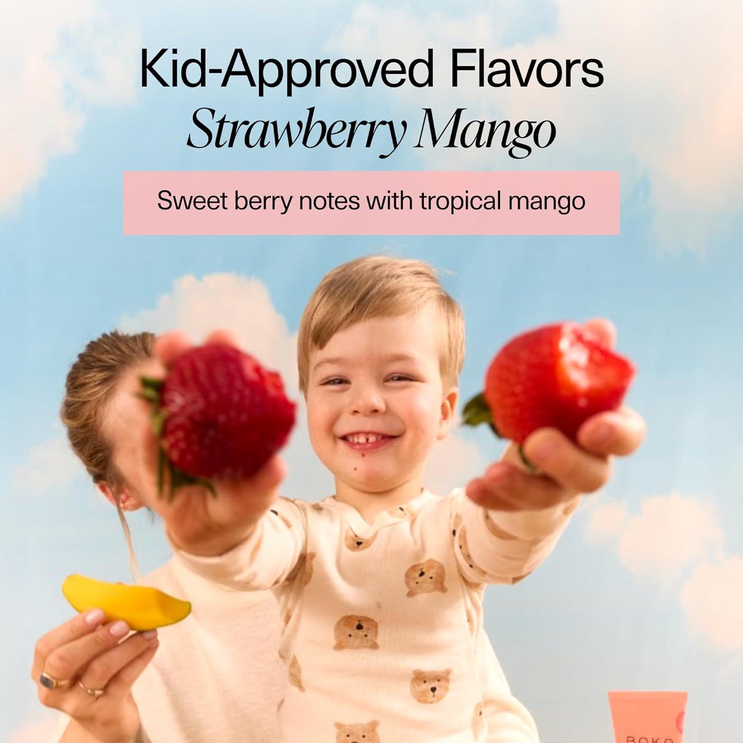 Strawberry Mango Fluoride-Free Remineralizing Toothpaste for Sensitive Teeth