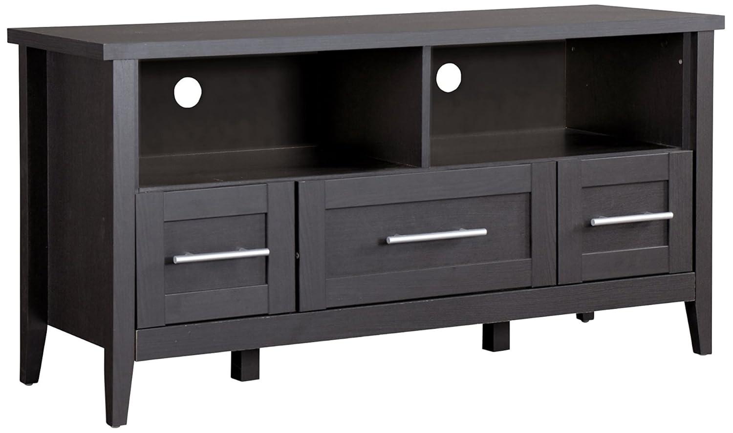 Baxton Studio Espresso TV StandThree Drawers