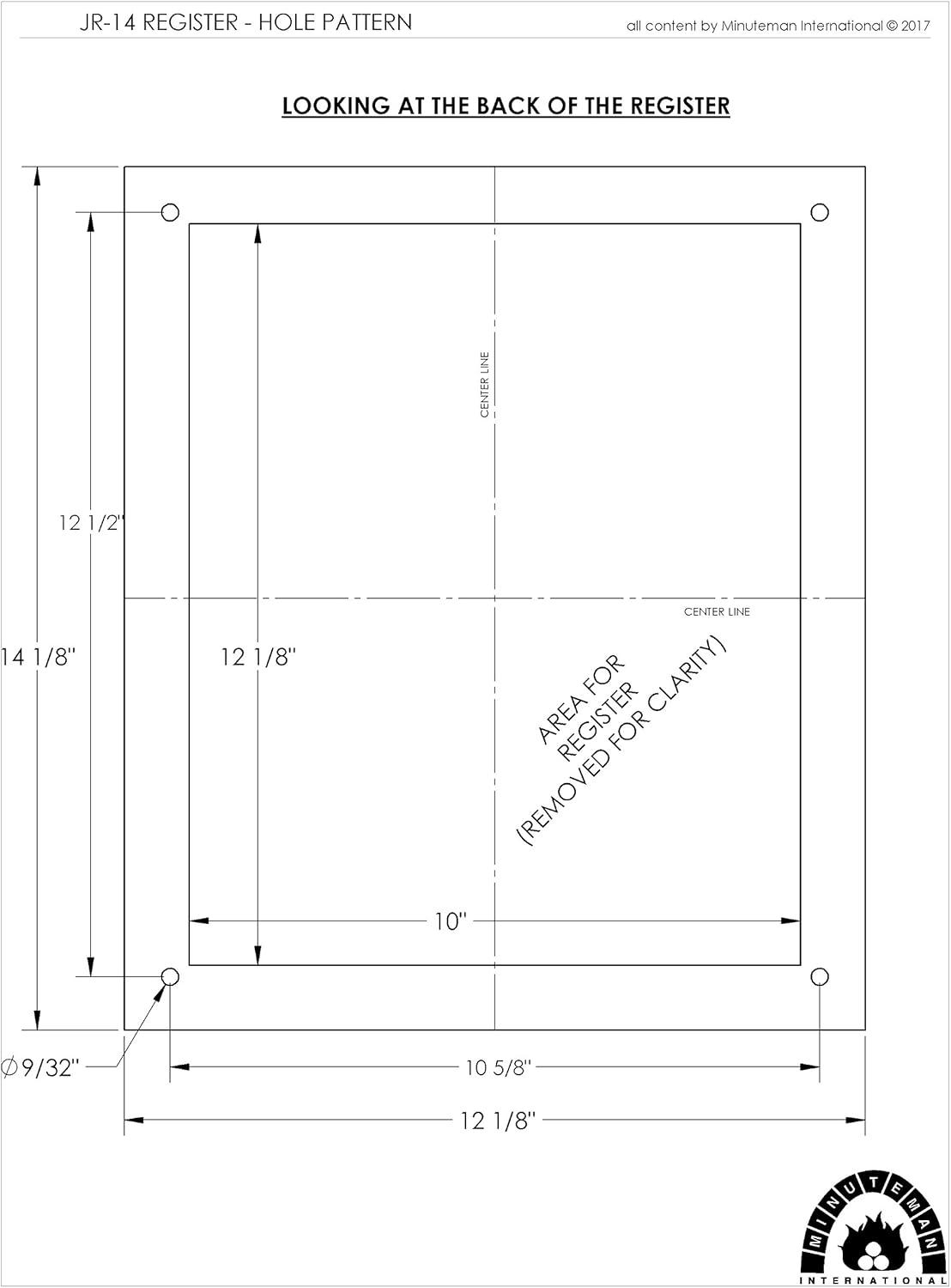 Black Cast Iron Decorative Fireplace Grille Register