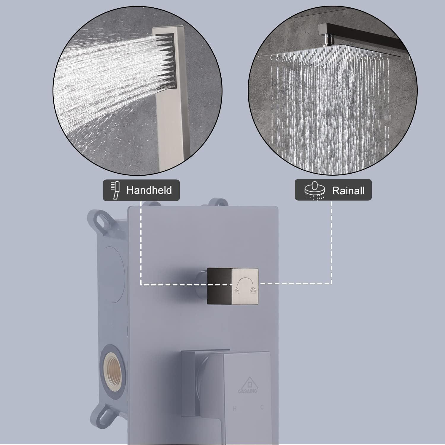 Pressure-Balanced (Temperature And Volume) All-In-One Kit with Rough in-Valve