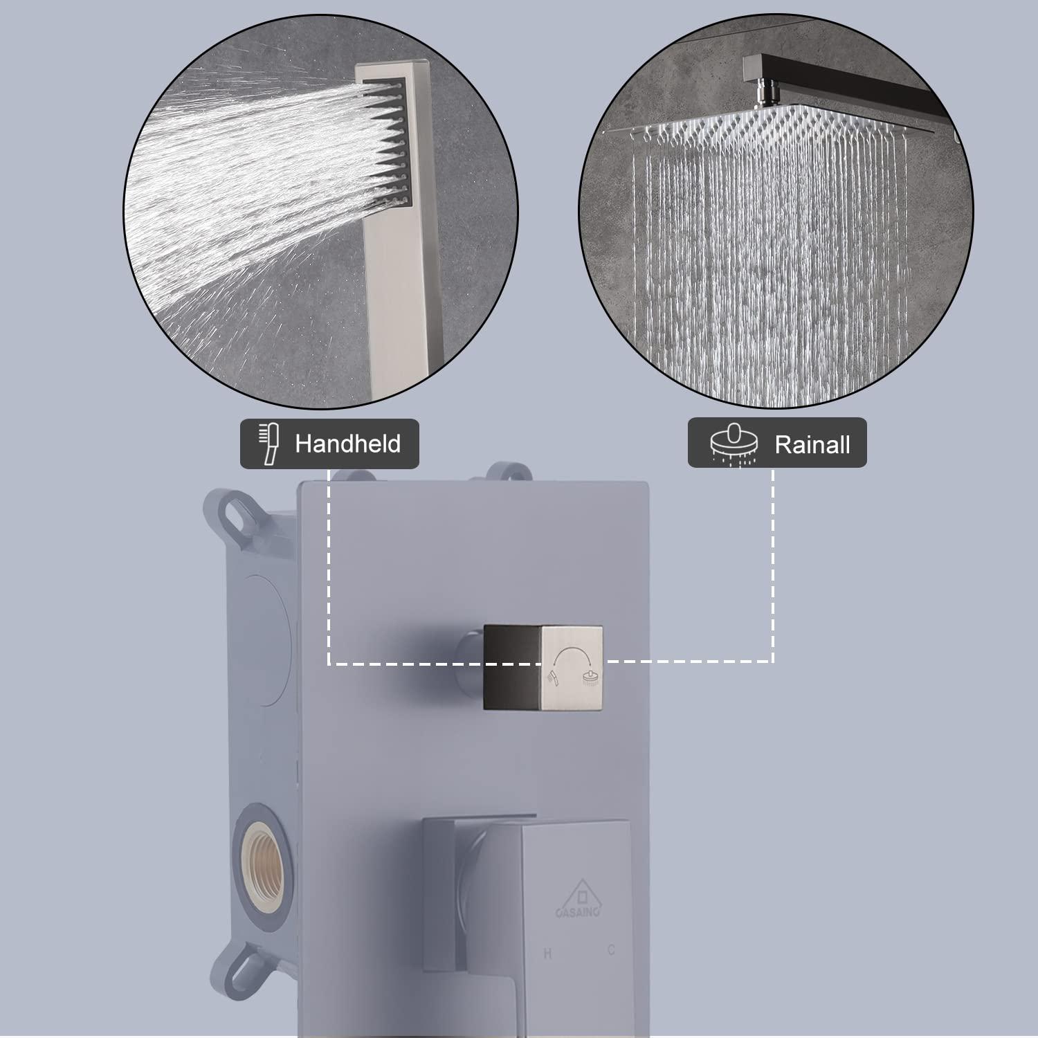 Pressure-Balanced (Temperature And Volume) All-In-One Kit with Rough in-Valve