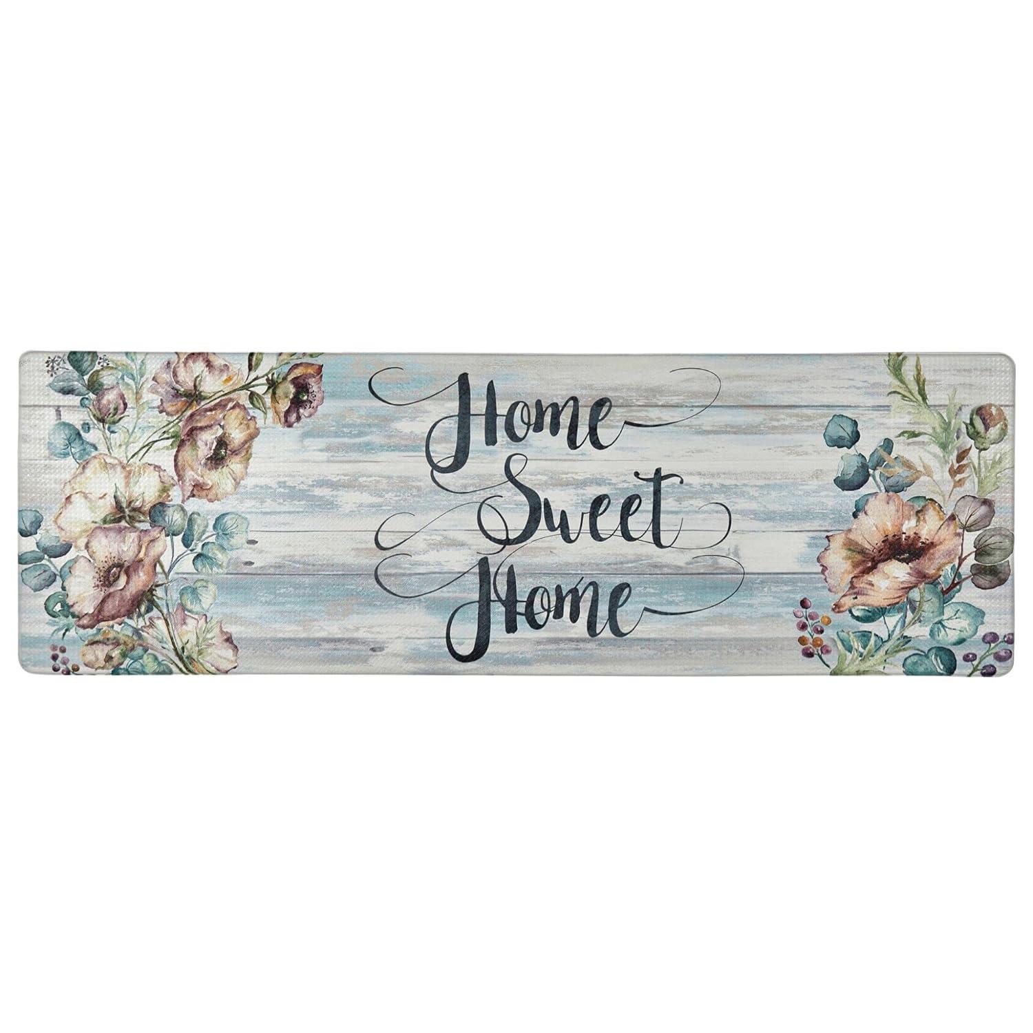 SoHome Cozy Living Home Sweet Home Floral Anti-Fatigue Mat
