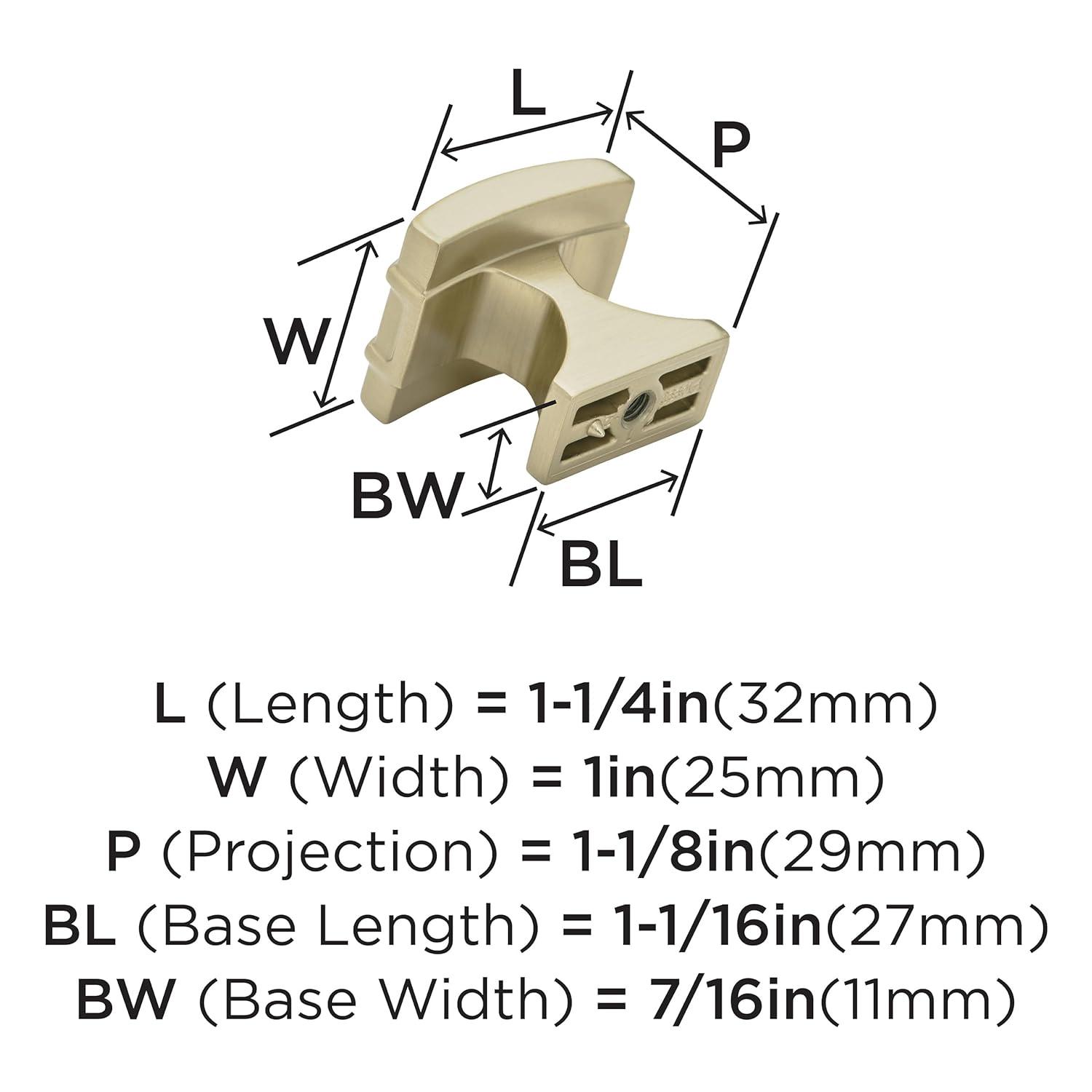Davenport Rectangle Knob