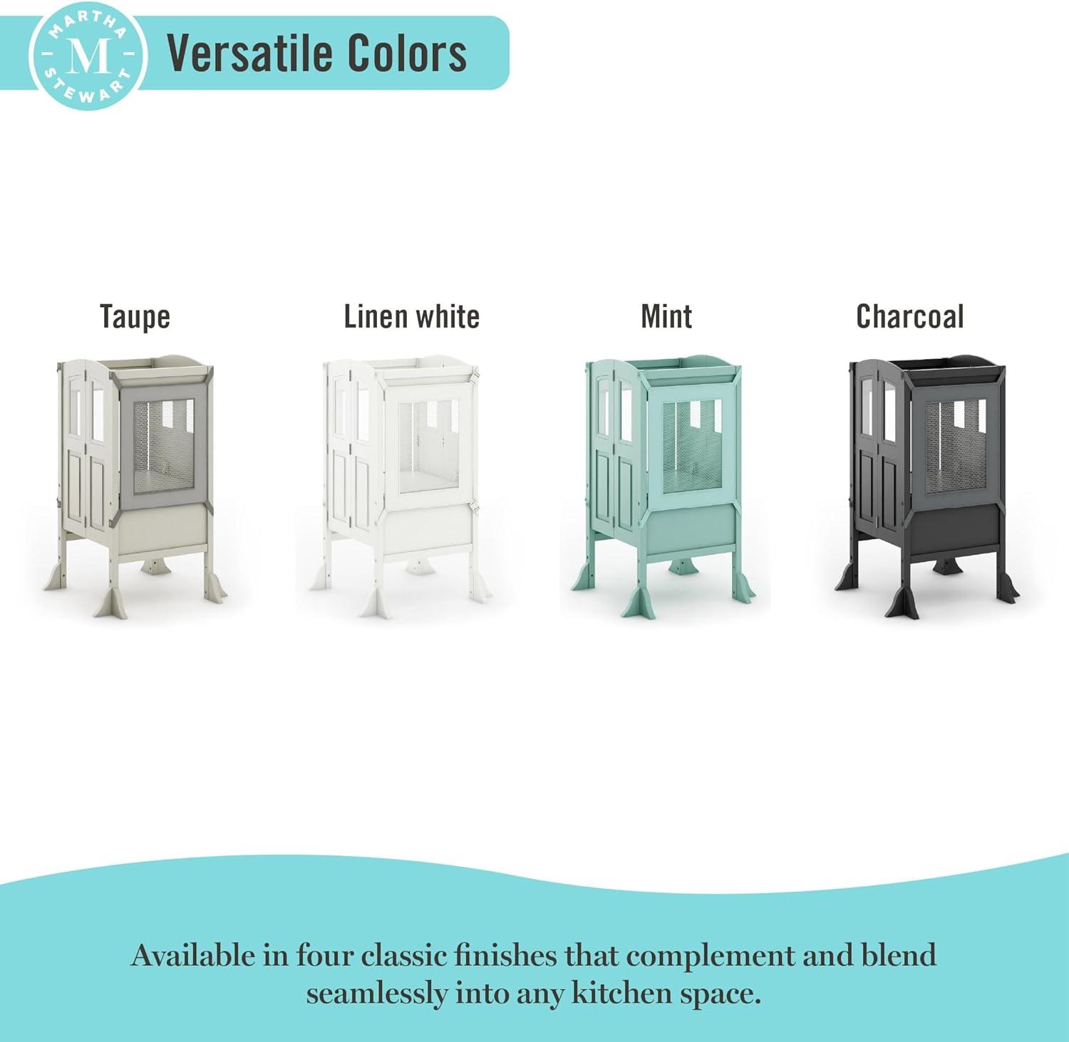 Martha Stewart Martha Stewart Living & Learning Kids' Kitchen Helper Foldable Step Stool