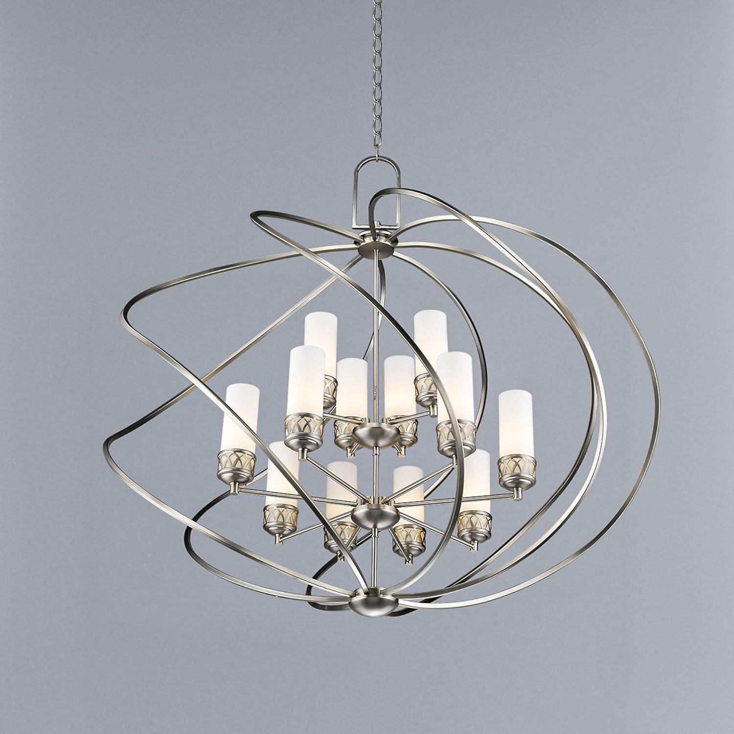 Livex Lighting 47199-67 Westfield 12-Light Foyer Chandelier, Olde Bronze