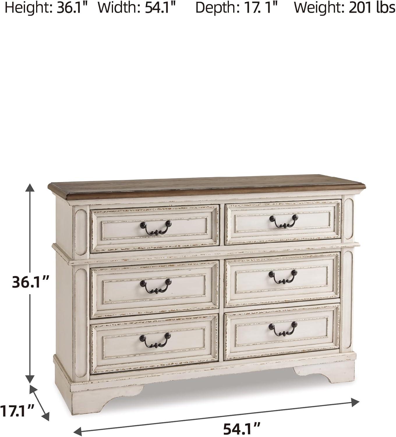 Hayley 54.13'' W 6 - Drawer Dresser
