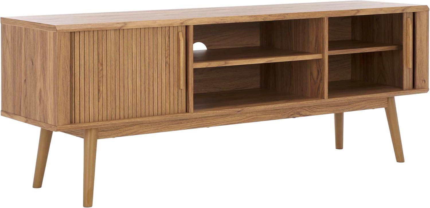 Aphra 2 Door 2 Shelf Media Stand - MED9624 - Oak - Safavieh
