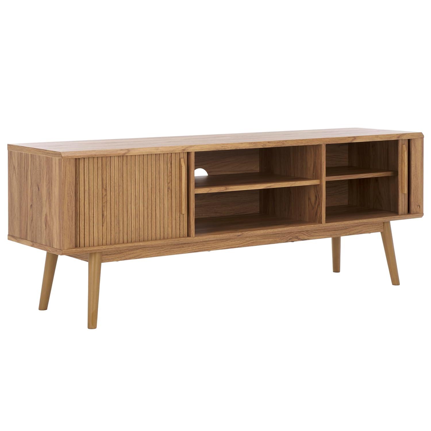 Aphra 2 Door 2 Shelf Media Stand - MED9624 - Oak - Safavieh