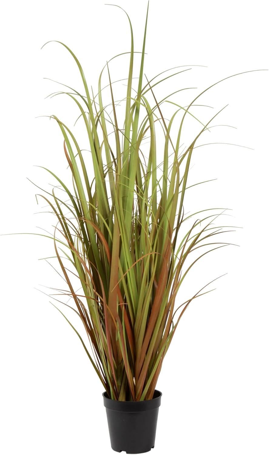 Vickerman Artificial Grass Plant (36") Brown: PVC Faux Pampas, Sheltered Outdoor Indoor Decor