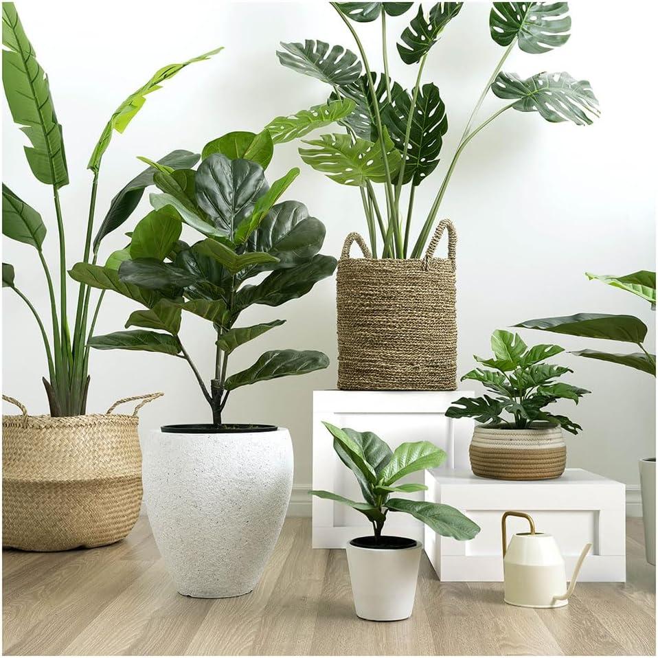 Faux Philodendron Plant in Pot