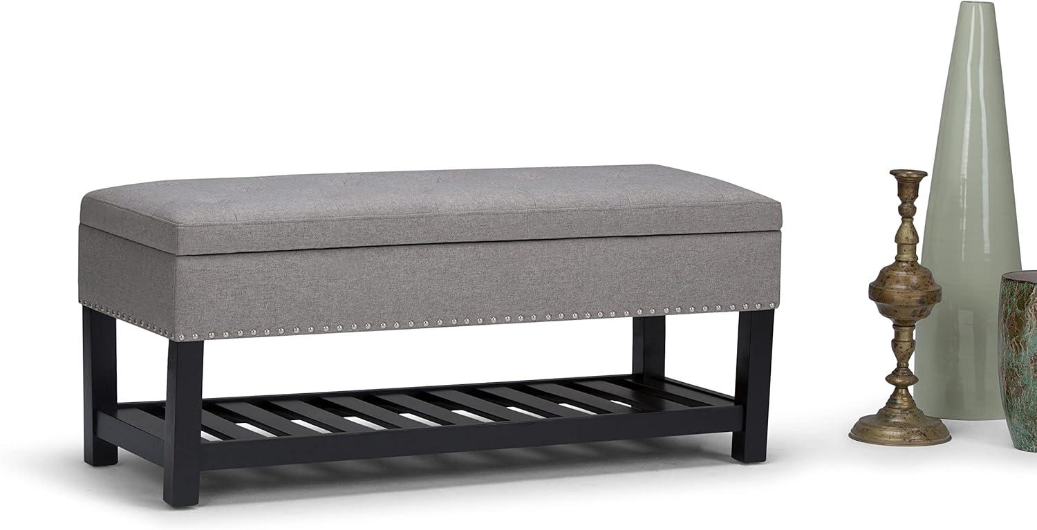 Simpli Home Lomond Storage Ottoman Bench