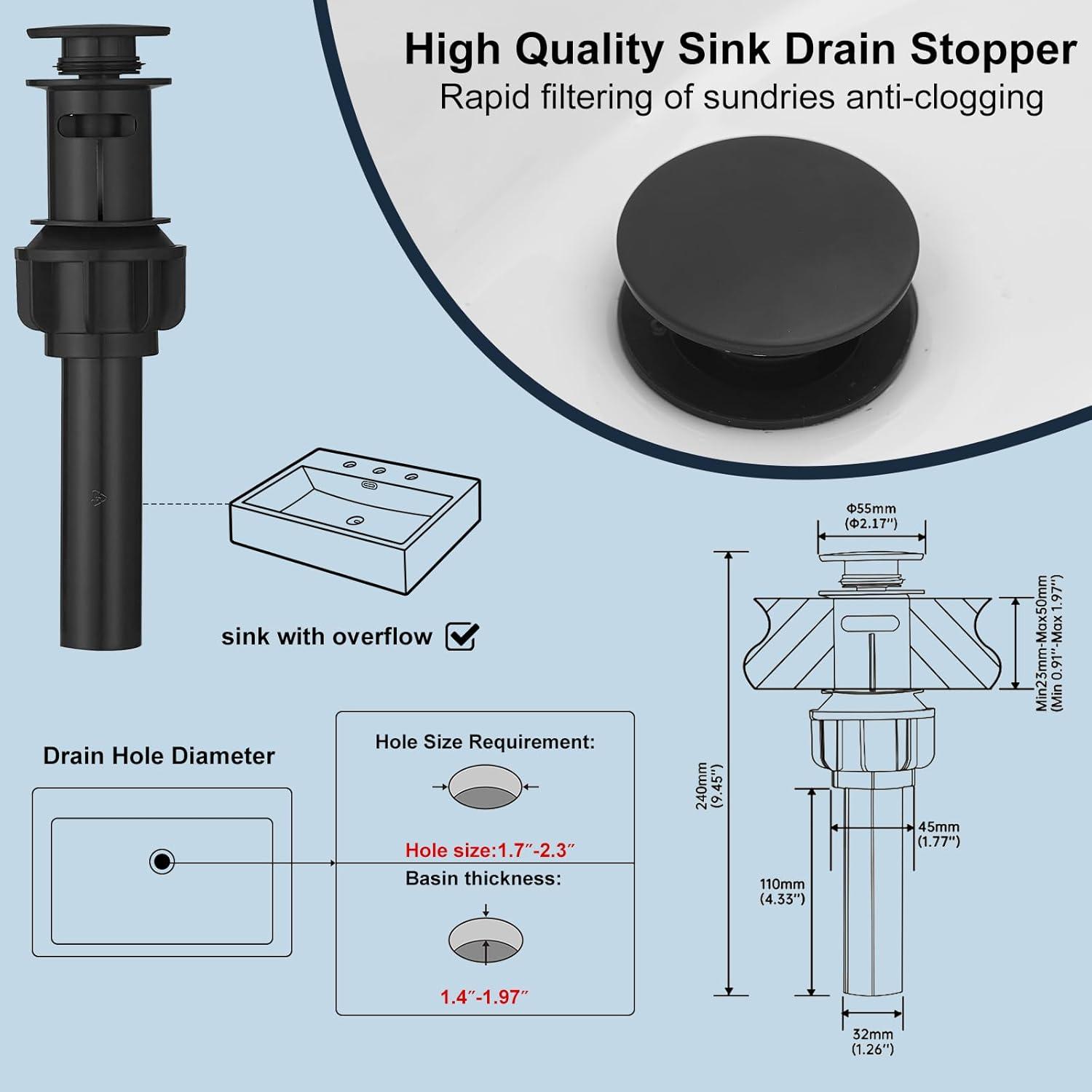 Widespread 2-handle Bathroom Faucet