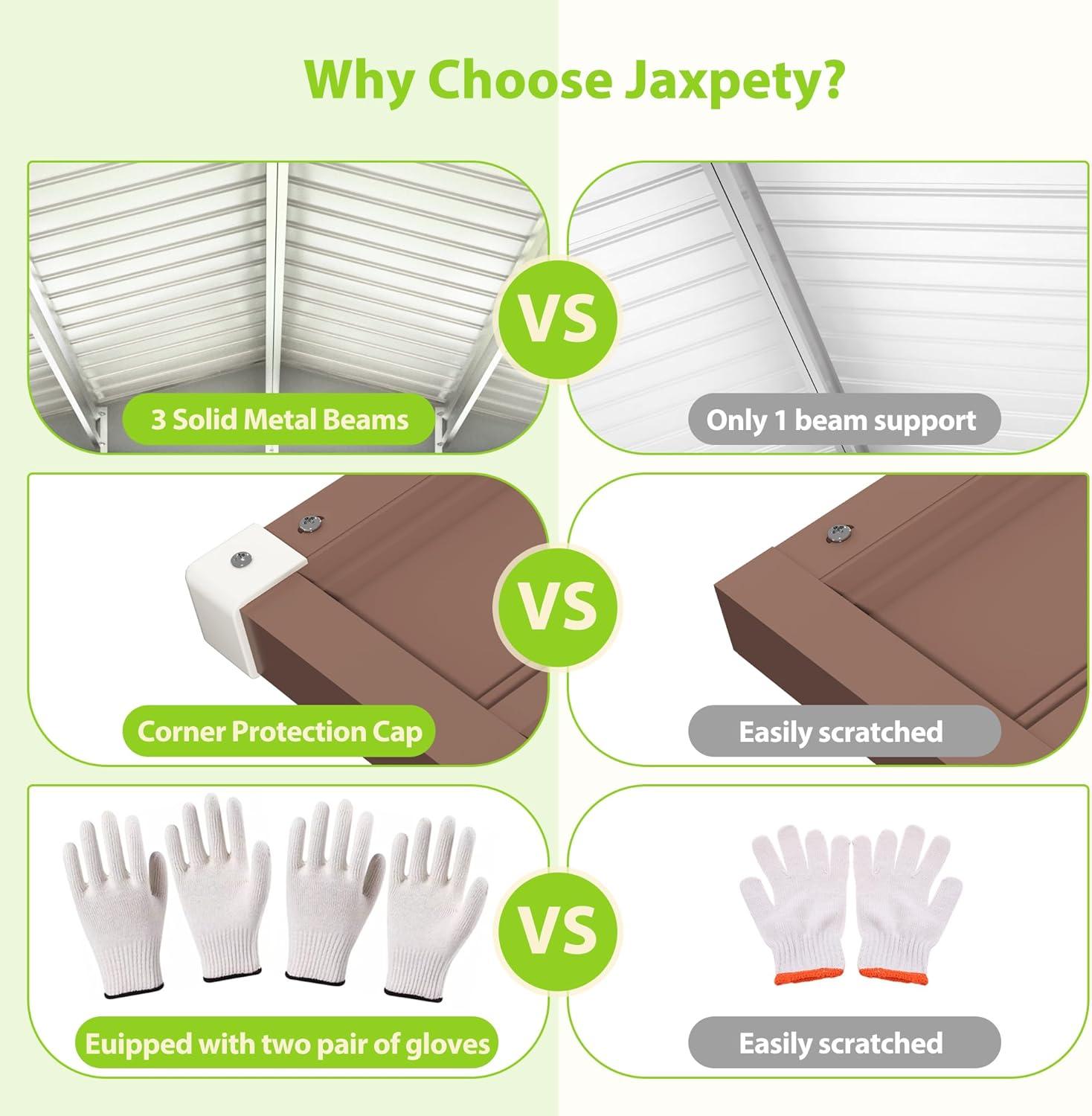 8 ft. W x 8 ft. D Metal Storage Tool Shed Outdoor Storage Shed With Sliding Doors and Vents