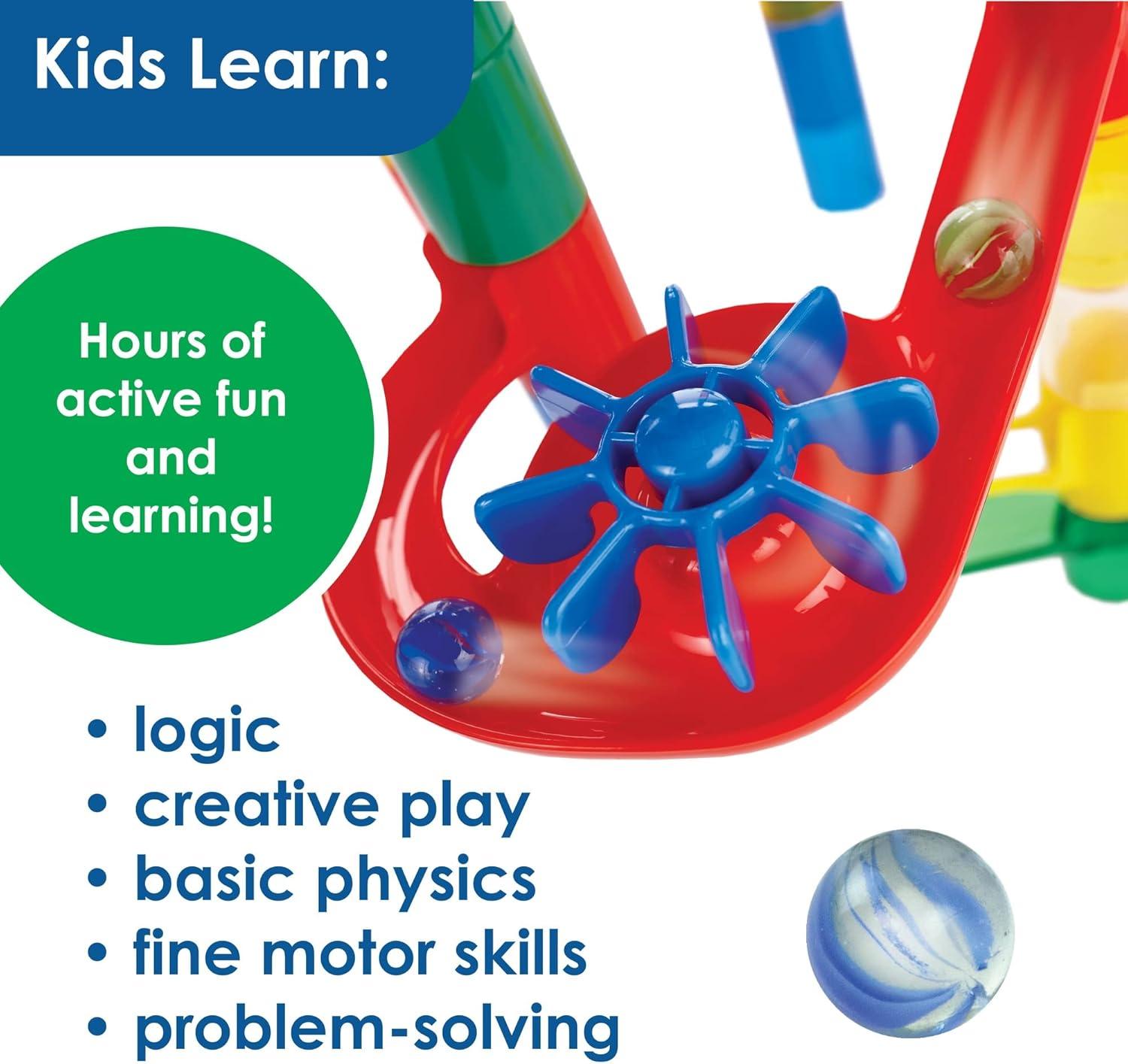 MindWare Mega Marble Run: 215-Piece Set - Building Toys