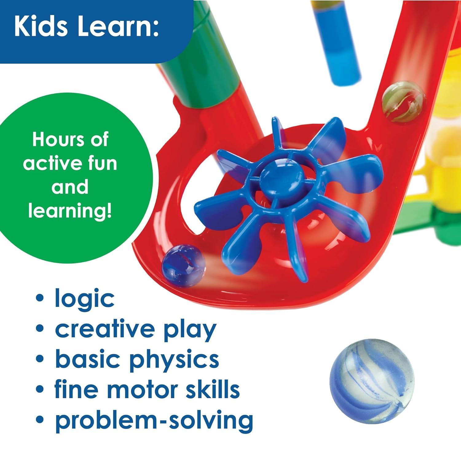 MindWare Mega Marble Run: 215-Piece Set - Building Toys